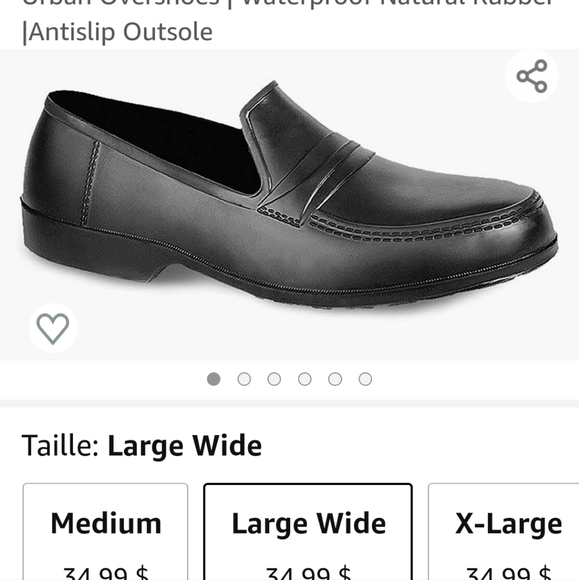 Acton Canada Overshoes Black Waterproof Natural Rubber XL vintage 90s - Picture 12 of 13